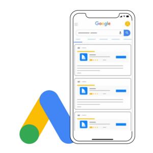 Google Ads Mockup transparant